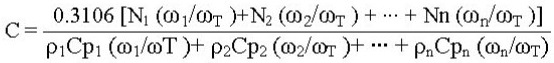 多组份气体流量计或混合气体流量计的系数换算公式